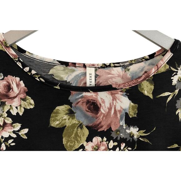 New Emerald Cottage Floral Dress Sz L - Picture 2 of 5